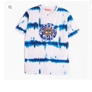 Vilagallo Lucia Beaded Eye T-Shirt medium NWT